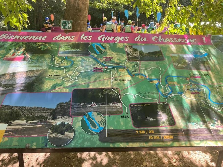 Villa Avec Piscine Dans Les Cevennes Besseges Extérieur photo