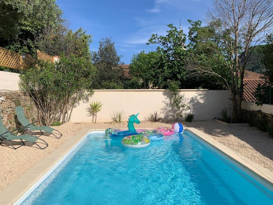 Villa Avec Piscine Dans Les Cevennes Besseges Extérieur photo