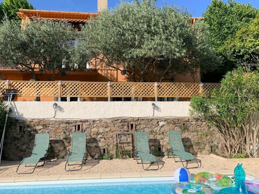 Villa Avec Piscine Dans Les Cevennes Besseges Extérieur photo