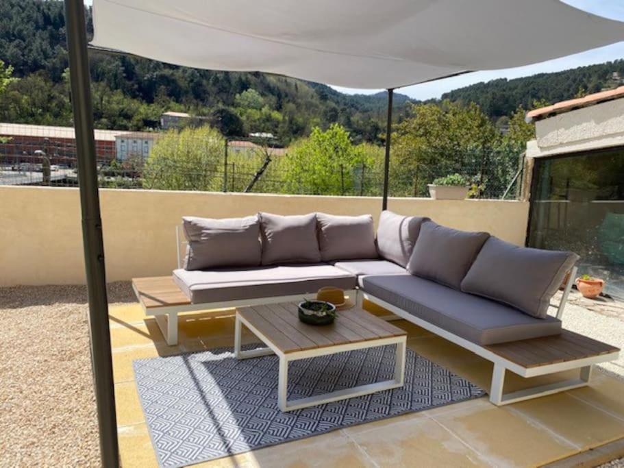 Villa Avec Piscine Dans Les Cevennes Besseges Extérieur photo
