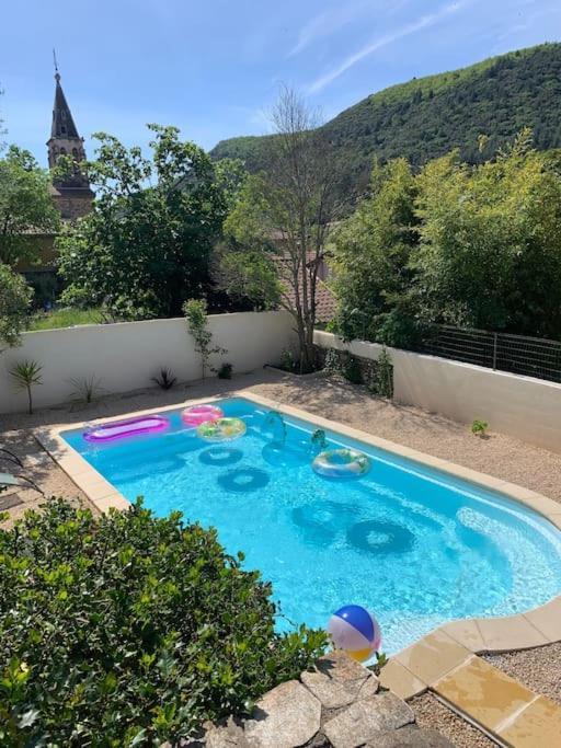 Villa Avec Piscine Dans Les Cevennes Besseges Extérieur photo